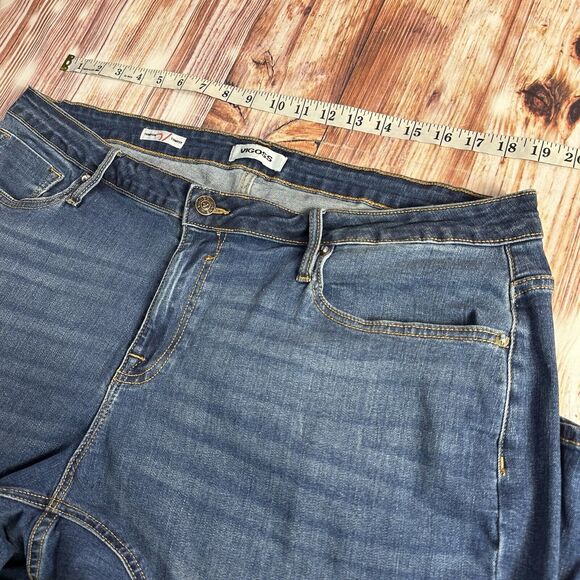 Vigoss THOMPSON TOMBOY Size 20W High Rise Ankle Straight Jeans Denim Pants 38x28 - Picture 5 of 12